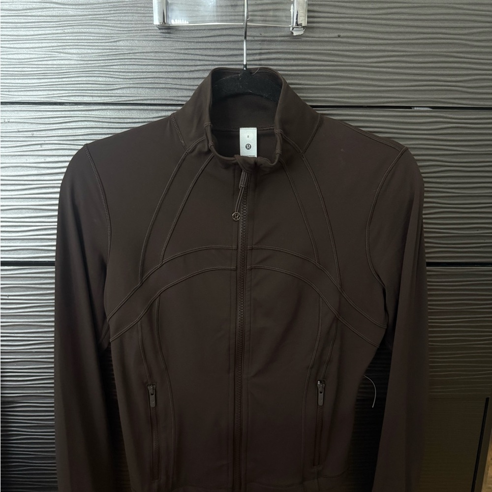Womens Lulu CROPPED Expresso Define Jacket NULU